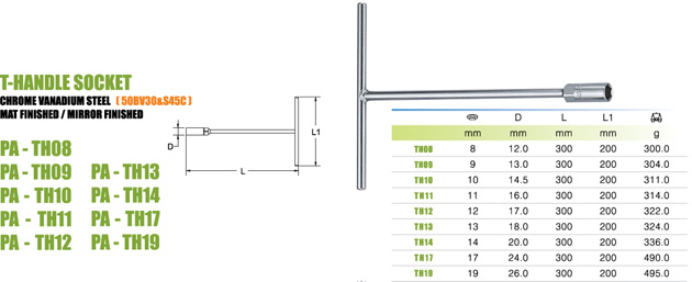 SLDLEING T-HANDLE SOCKET